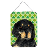 Caroline'S Treasures Gordon Setter St. Patrick'S Day Shamrock Portrait Wall Or Door Hanging Prints, 16 X 12, Multicolo