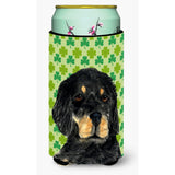 Gordon Setter St. Patrick'S Day Shamrock Portrait Tall Boy Beverage Insulator Beverage Insulator Hugger