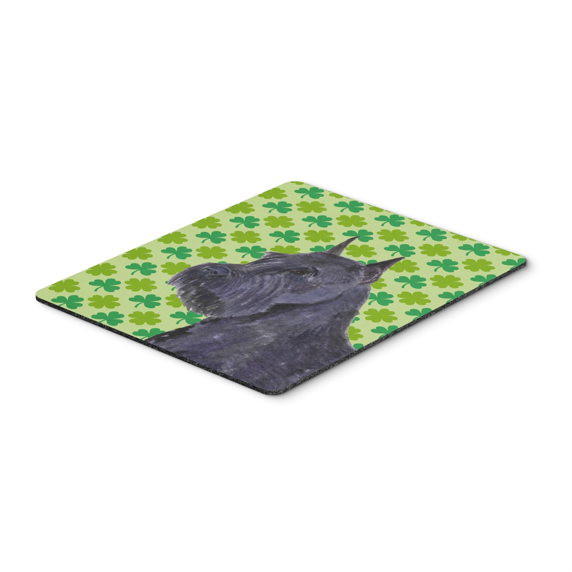 Caroline'S Treasures Mouse/Hot Pad/Trivet, Schnauzer Giant St. Patrick'S Day Shamrock (Ss4454Mp)