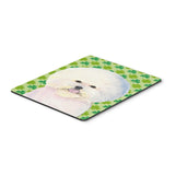 Caroline'S Treasures Mouse/Hot Pad/Trivet, Bichon Frise St. Patrick'S Day Shamrock Portrait (Ss4457Mp)