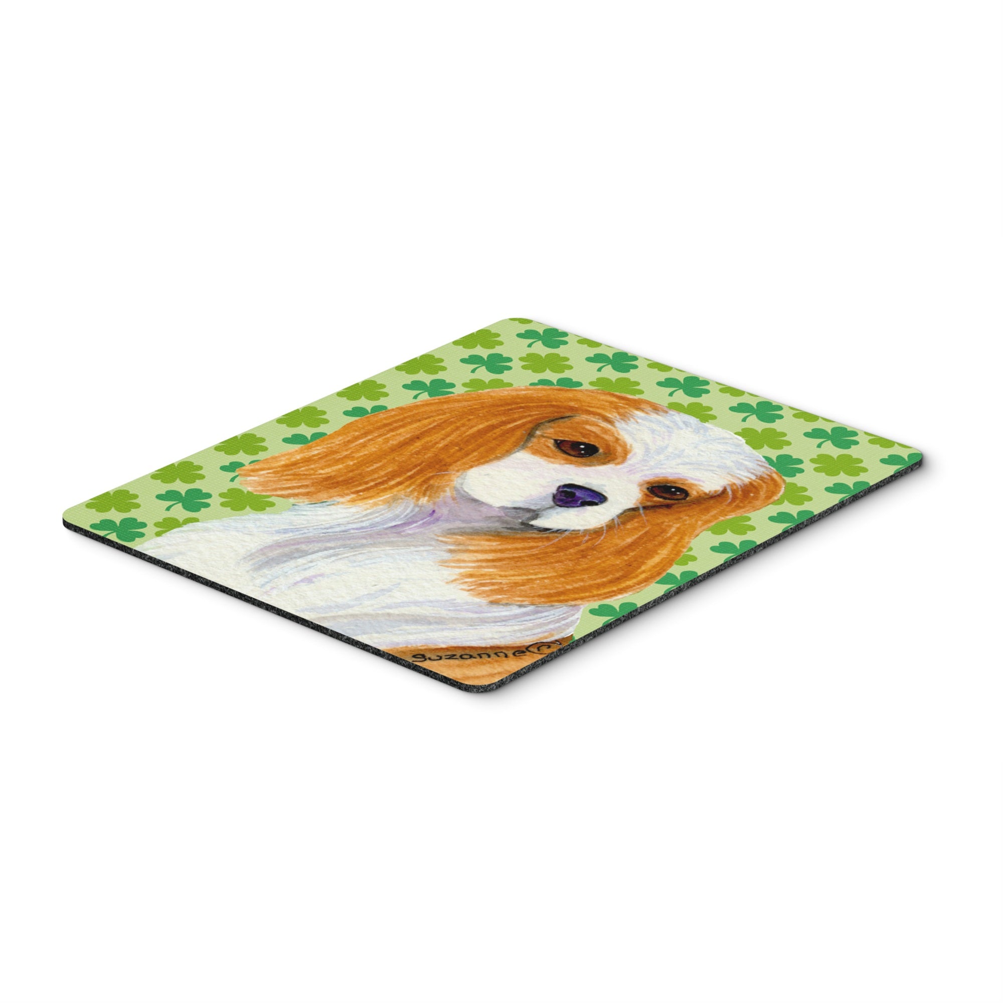 Caroline'S Treasures Mouse/Hot Pad/Trivet, Cavalier Spaniel St. Patrick'S Day Shamrock (Ss4458Mp)