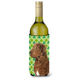 Chesapeake Bay Retriever St. Patrick'S Day Shamrock Wine Bottle Beverage Insulator Beverage Insulator Hugger