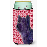 Skye Terrier Hearts Love And Valentine'S Day Portrait Tall Boy Beverage Insulator Beverage Insulator Hugger