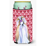 Shih Tzu Hearts Love And Valentine'S Day Portrait Tall Boy Beverage Insulator Beverage Insulator Hugger