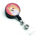 Caroline'S Treasures Chihuahua Love Retractable Badge Reel Or Id Holder With Clip, Multicolor (Ss4473Br)