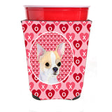 Chihuahua Red Solo Cup Beverage Insulator Hugger