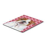 Caroline'S Treasures Mouse/Hot Pad/Trivet, Bulldog English Hearts Love & Valentine'S Day (Ss4484Mp)