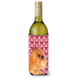Brussels Griffon Hearts Love And Valentine'S Day Wine Bottle Beverage Insulator Beverage Insulator Hugger