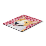 Caroline'S Treasures Mouse/Hot Pad/Trivet, Bull Terrier Hearts Love & Valentine'S Day (Ss4496Mp)