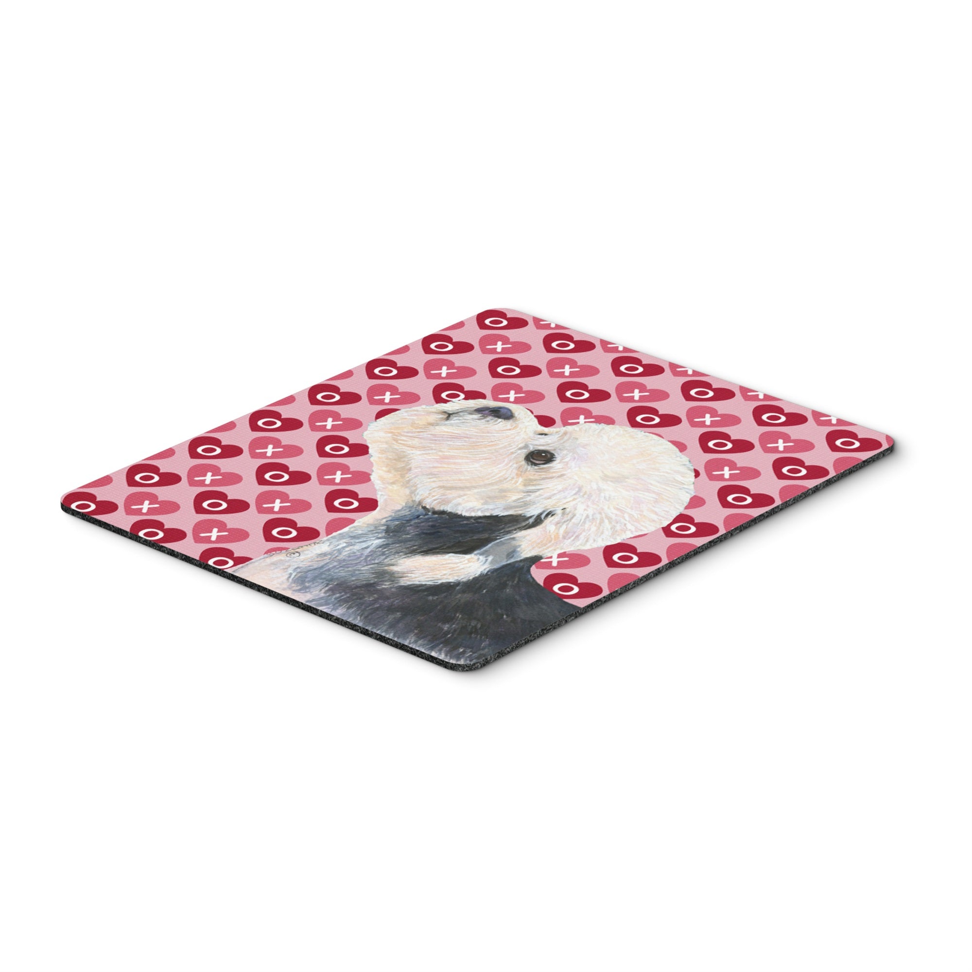 Caroline'S Treasures Mouse/Hot Pad/Trivet, Dandie Dinmont Terrier Hearts Love Valentine'S Day (Ss4503Mp)