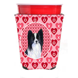 Papillon Red Solo Cup Beverage Insulator Hugger
