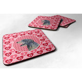 Caroline'S Treasures Ss4506Fc Irish Wolfhound Foam Coasters (Set Of 4), 3.5 H X 3.5 W, Multicolor