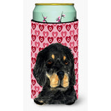 Gordon Setter Hearts Love And Valentine'S Day Portrait Tall Boy Beverage Insulator Beverage Insulator Hugger