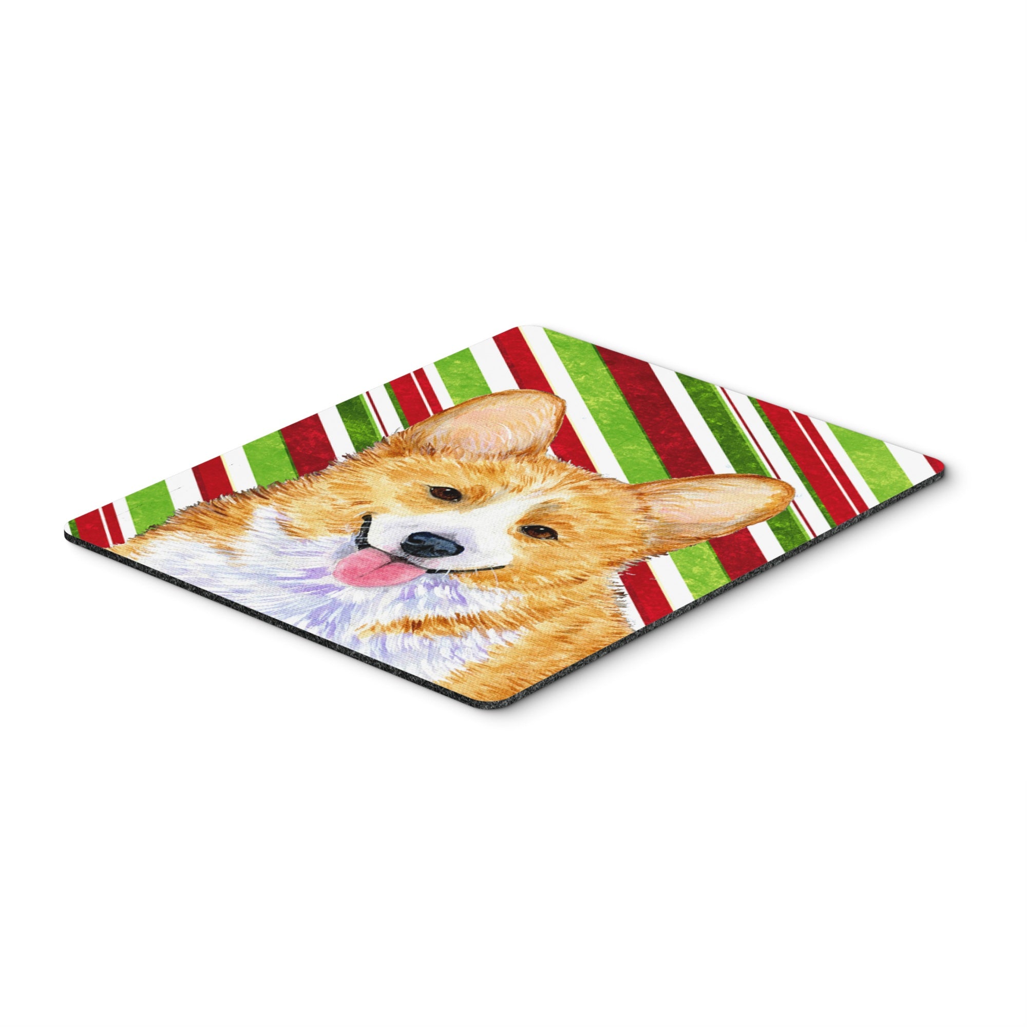 Caroline'S Treasures Mouse/Hot Pad/Trivet, Corgi Candy Cane Holiday Christmas (Ss4555Mp)