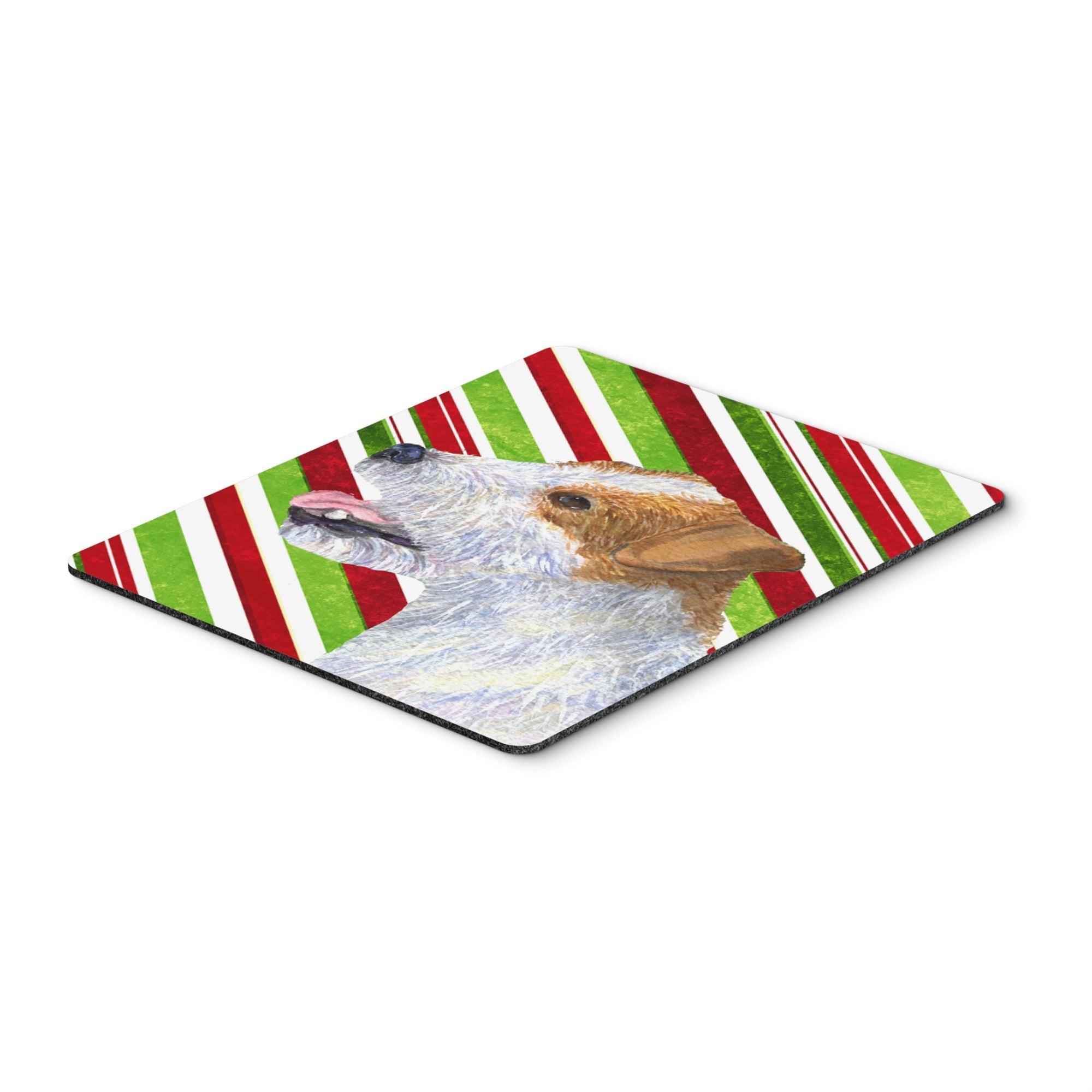 Caroline'S Treasures Mouse/Hot Pad/Trivet, Jack Russell Terrier Candy Cane Holiday Christmas (Ss4573Mp)