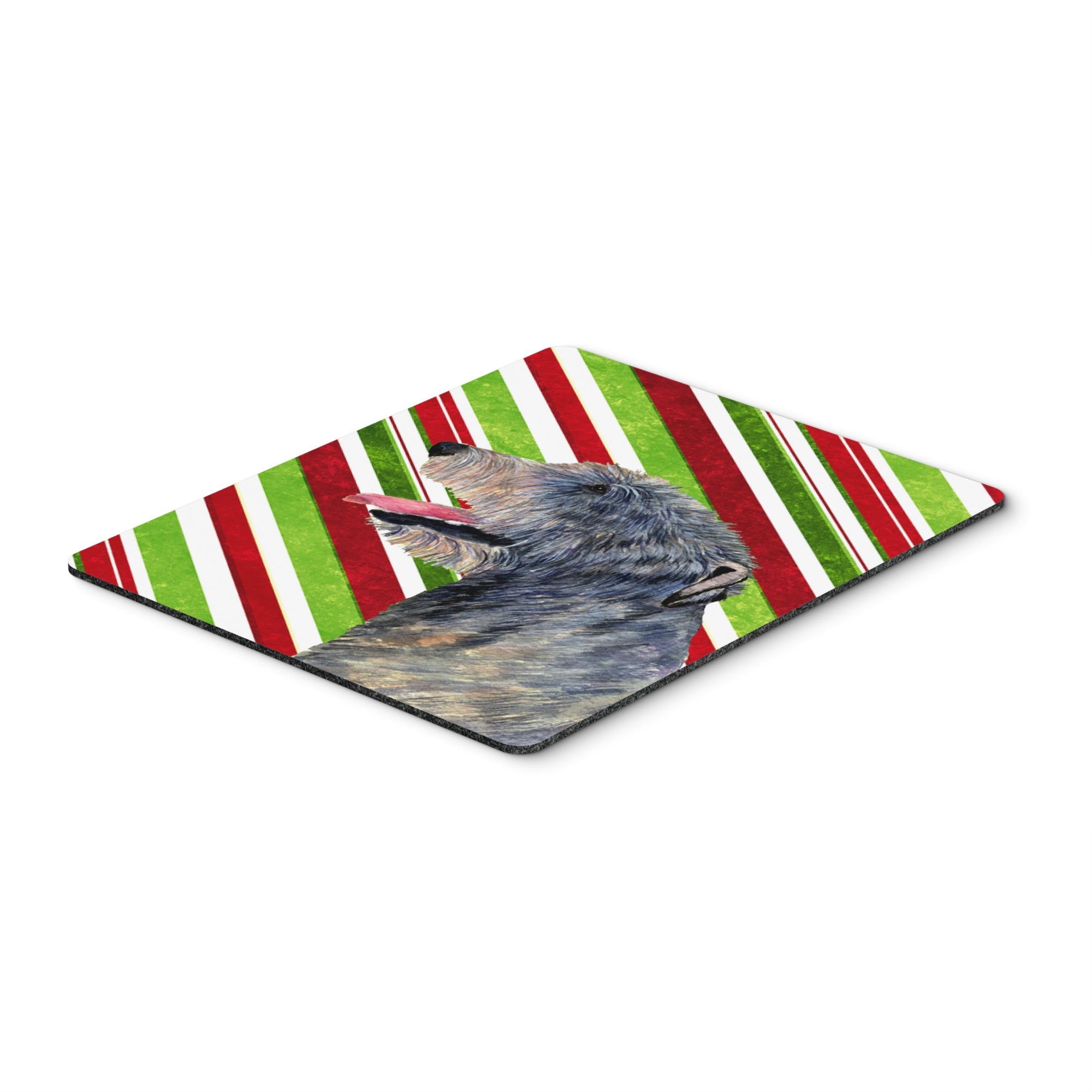 Caroline'S Treasures Mouse/Hot Pad/Trivet, Irish Wolfhound Candy Cane Holiday Christmas (Ss4575Mp)