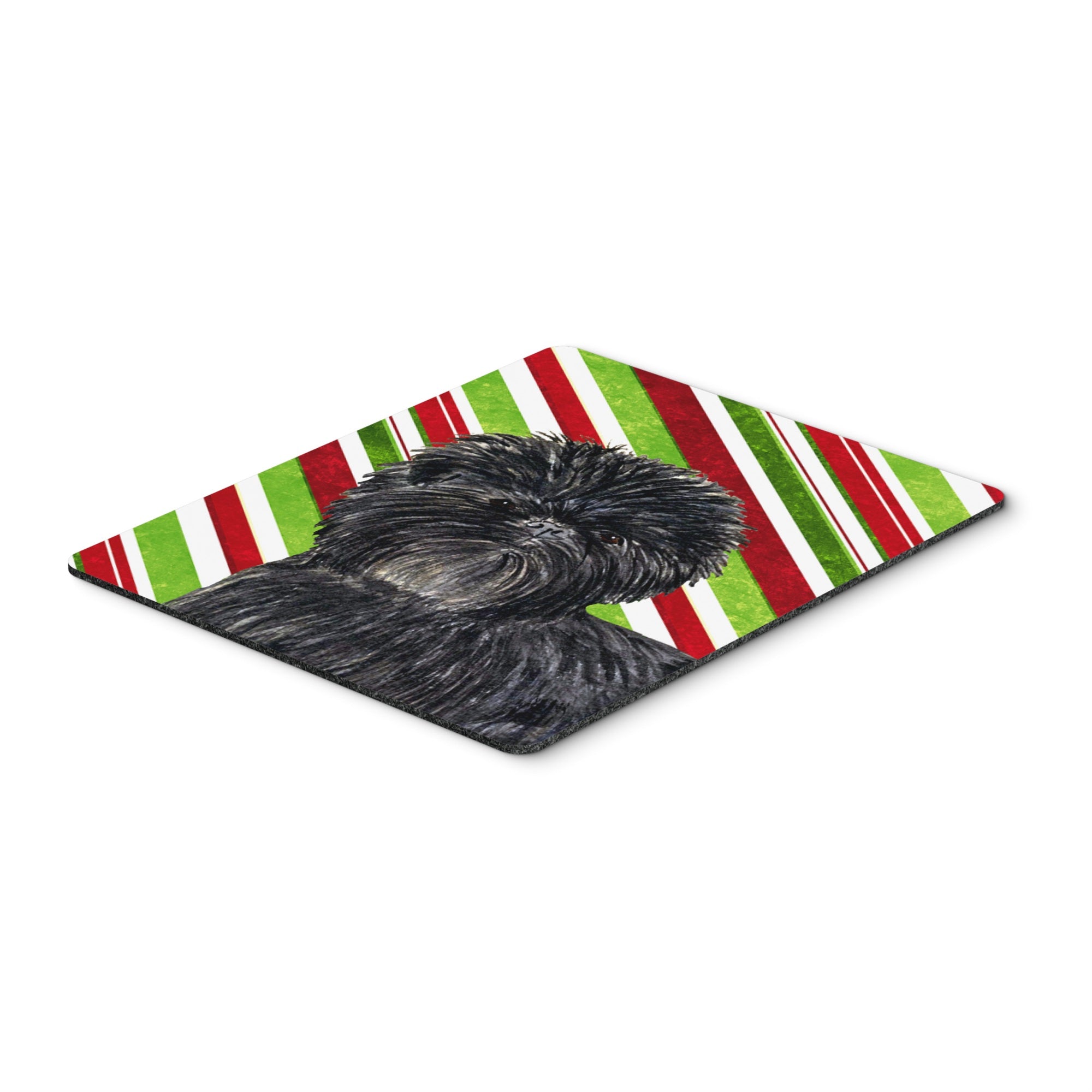 Caroline'S Treasures Mouse/Hot Pad/Trivet, Affenpinscher Candy Cane Holiday Christmas (Ss4580Mp)