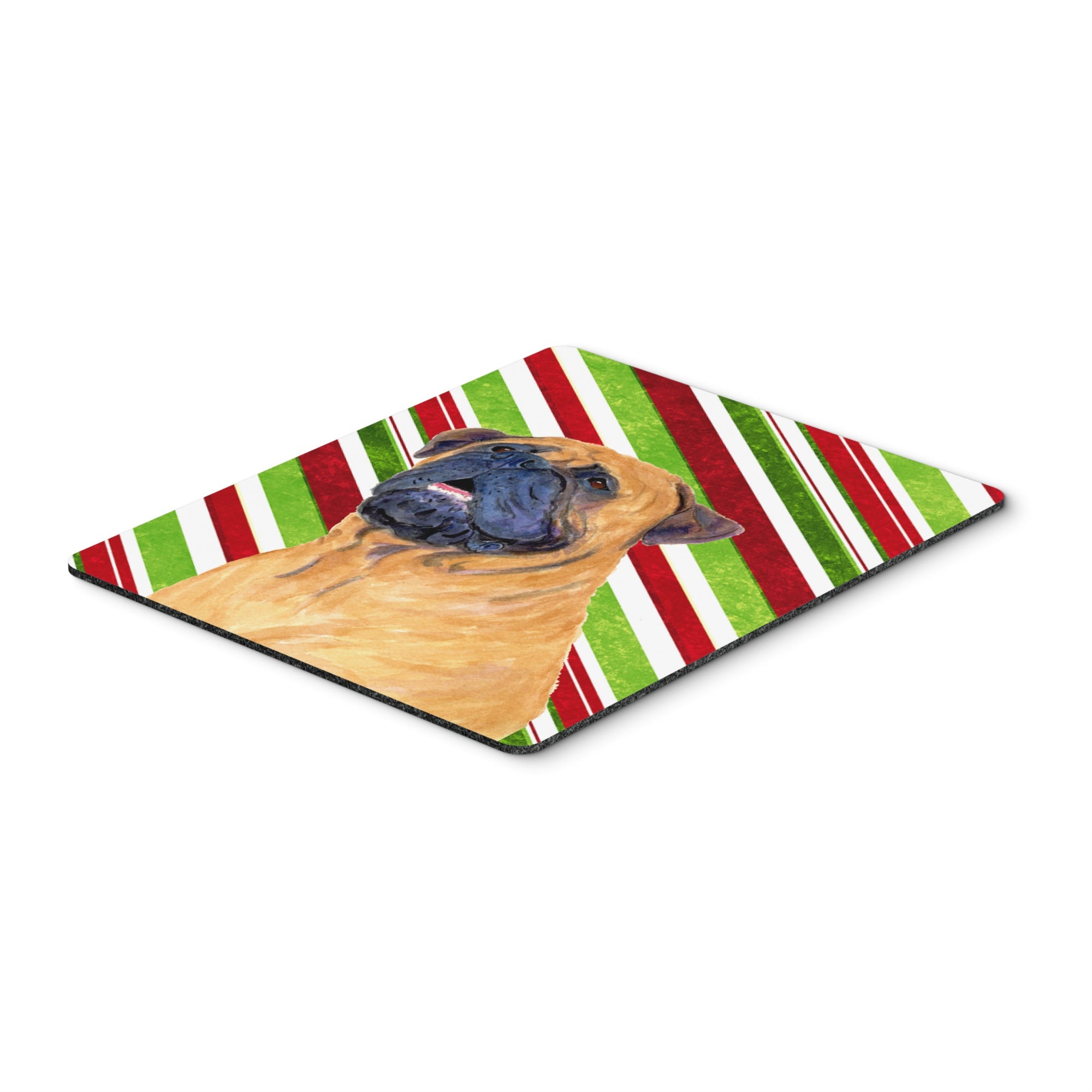 Caroline'S Treasures Mouse/Hot Pad/Trivet, Mastiff Candy Cane Holiday Christmas (Ss4589Mp)