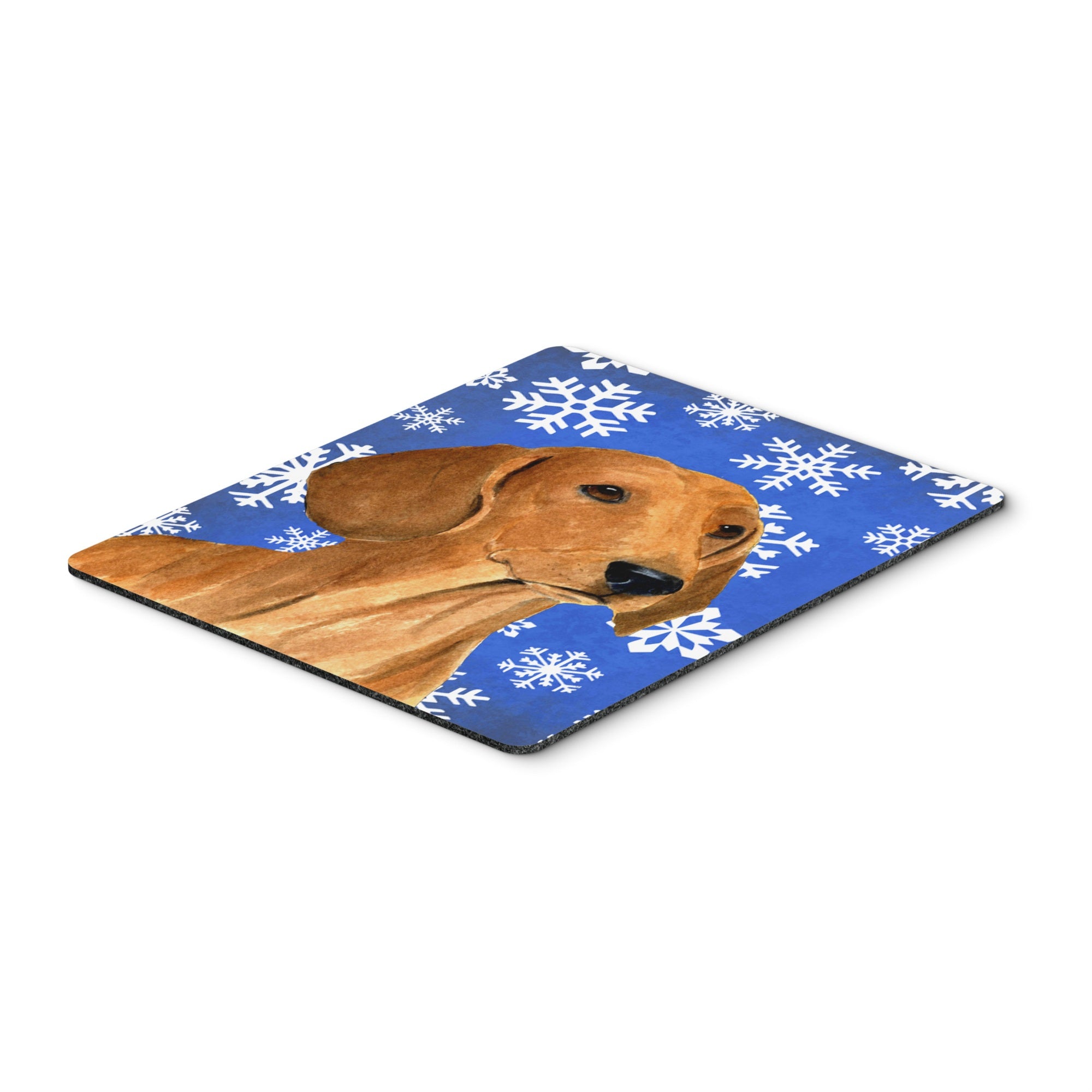 Caroline'S Treasures Dachshund Winter Snowflakes Holiday Mouse Pad/Hot Pad/Trivet (Ss4625Mp)