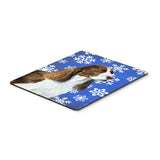 Caroline'S Treasures Springer Spaniel Winter Snowflakes Holiday Mouse Pad/Hot Pad/Trivet (Ss4651Mp)