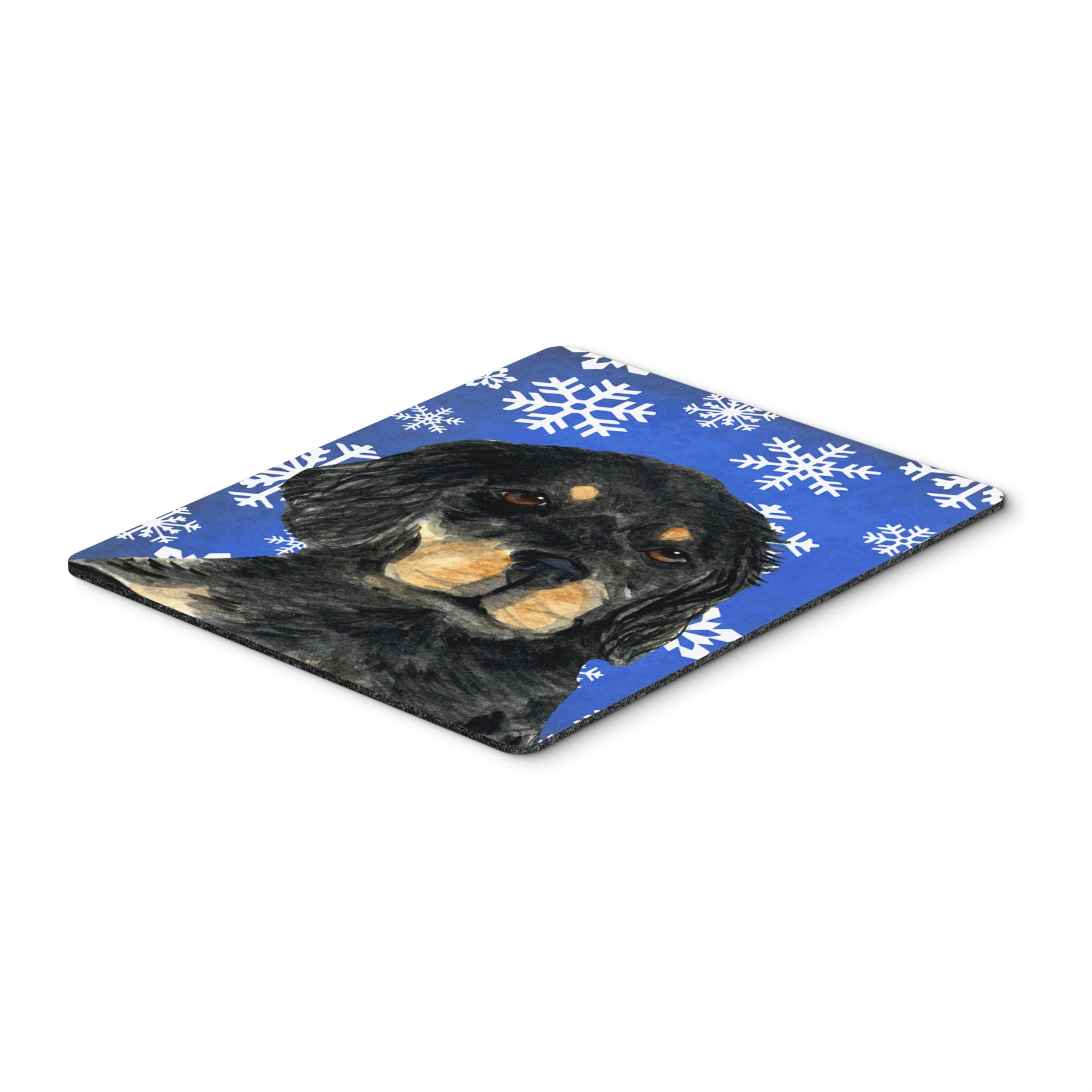 Caroline'S Treasures Gordon Setter Winter Snowflakes Holiday Mouse Pad/Hot Pad/Trivet (Ss4653Mp)