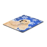 Caroline'S Treasures Cocker Spaniel Winter Snowflakes Holiday Mouse Pad/Hot Pad/Trivet (Ss4660Mp)