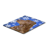 Caroline'S Treasures Field Spaniel Winter Snowflakes Holiday Mouse Pad/Hot Pad/Trivet (Ss4663Mp)