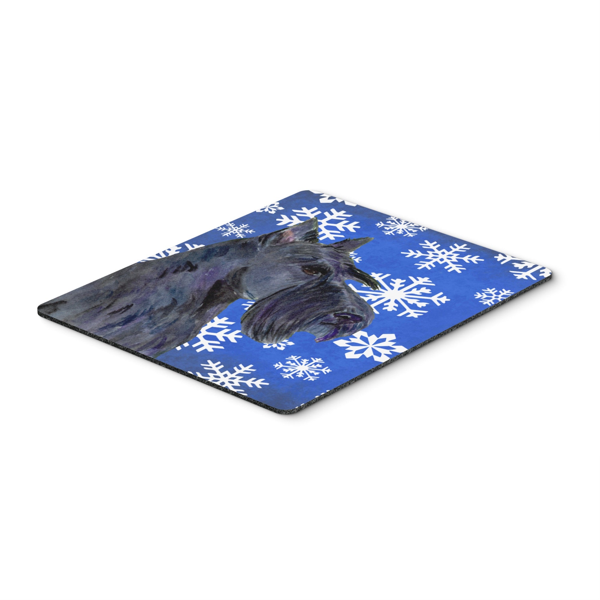 Caroline'S Treasures Scottish Terrier Winter Snowflakes Holiday Mouse Pad/Hot Pad/Trivet (Ss4667Mp)