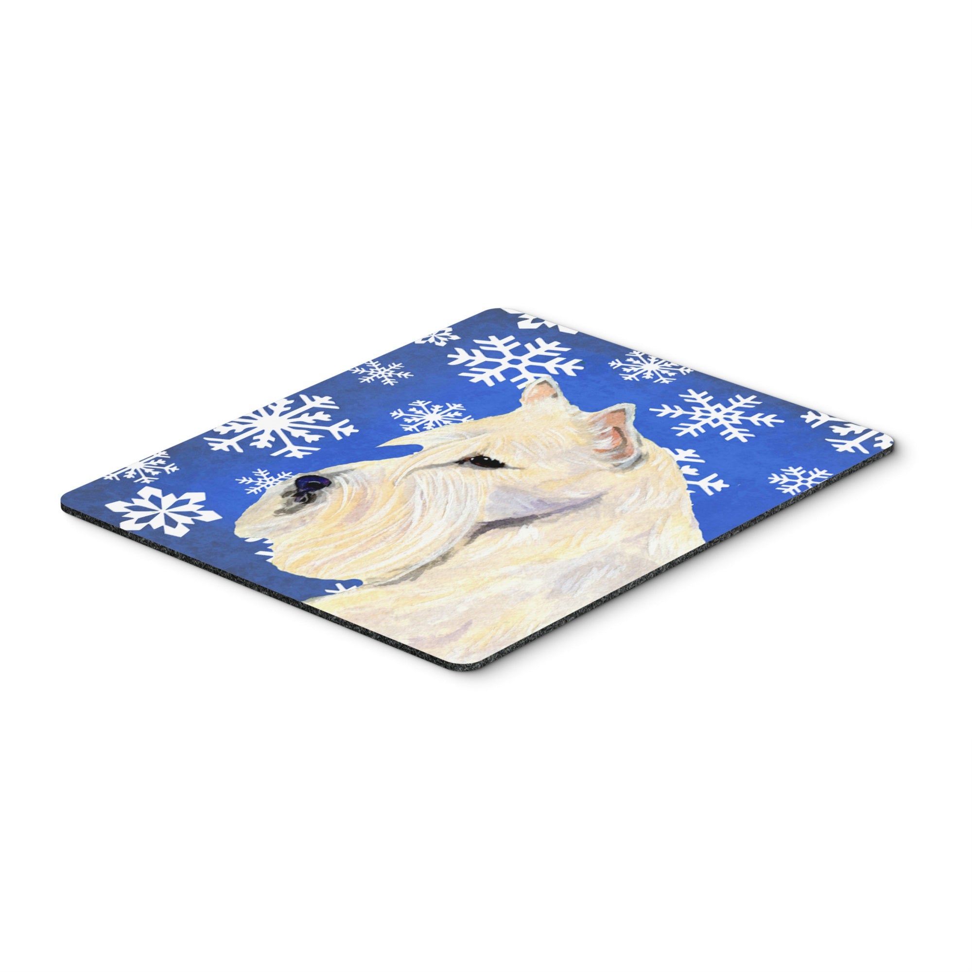 Caroline'S Treasures Scottish Terrier Winter Snowflakes Holiday Mouse Pad/Hot Pad/Trivet (Ss4668Mp)