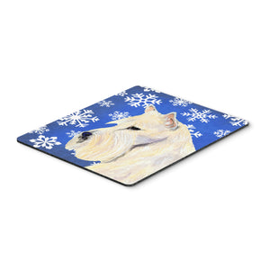 Caroline'S Treasures Scottish Terrier Winter Snowflakes Holiday Mouse Pad/Hot Pad/Trivet (Ss4668Mp)