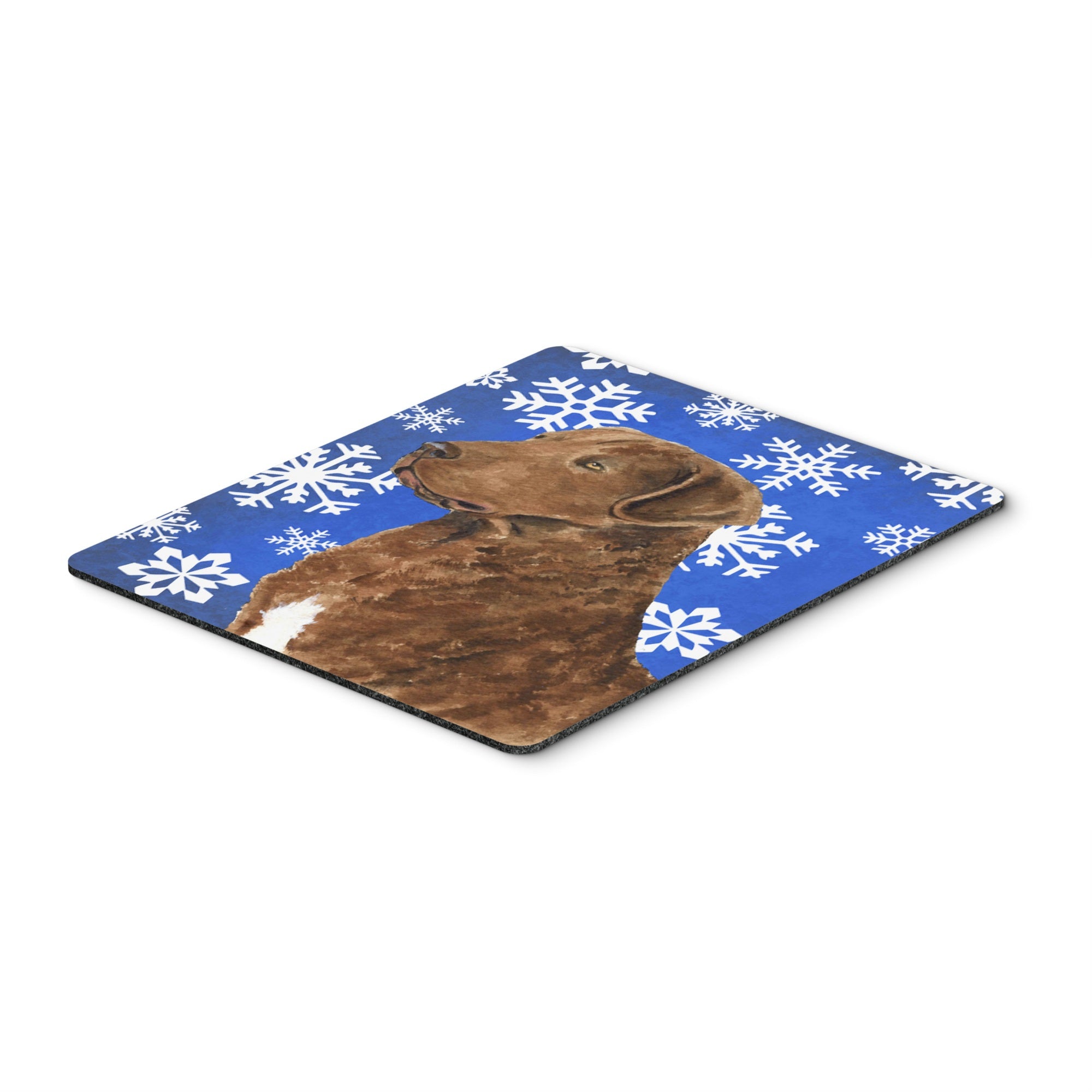Caroline'S Treasures Chesapeake Bay Retriever Winter Snowflakes Holiday Mouse Pad, Hot Pad/Trivet (Ss4669Mp)