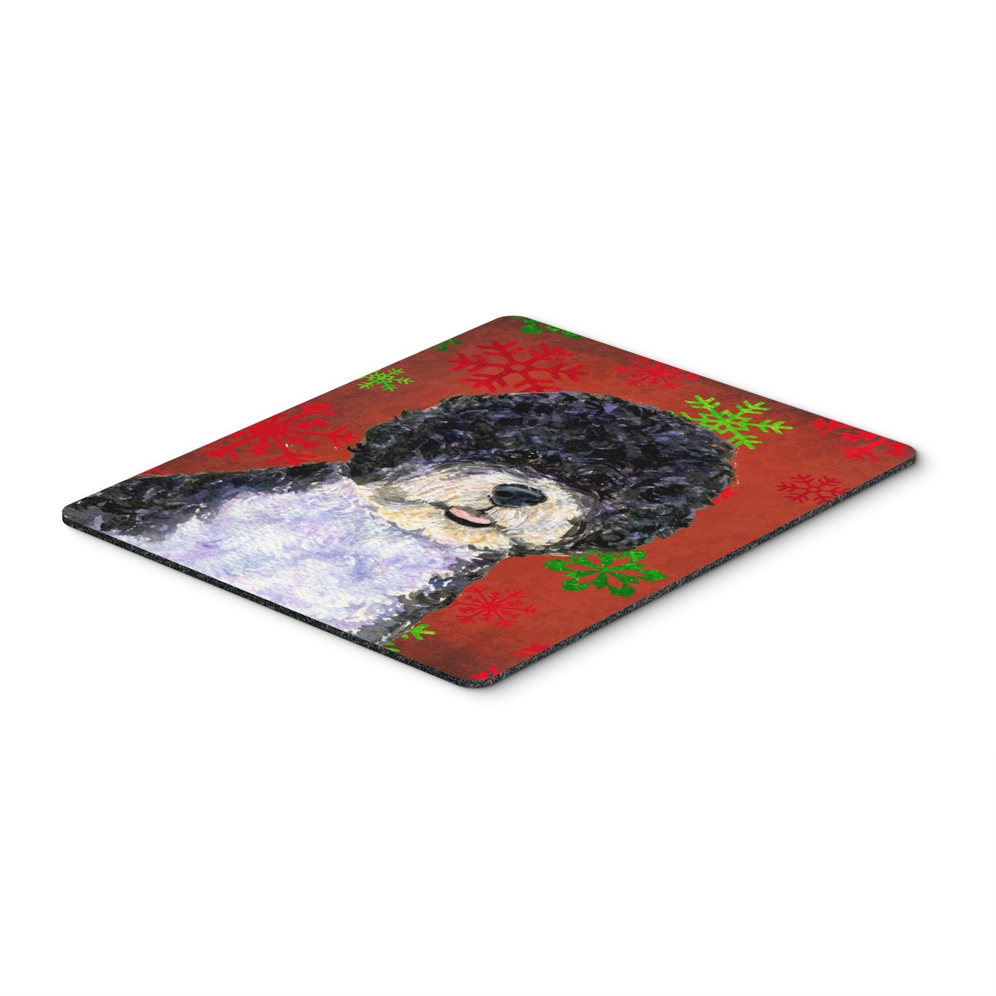 Caroline'S Treasures Portuguese Water Dog Snowflakes Christmas Mouse Pad/Hot Pad/Trivet (Ss4697Mp)