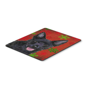 Caroline'S Treasures Australian Kelpie Snowflakes Holiday Christmas Mouse Pad/Hot Pad/Trivet (Ss4705Mp)