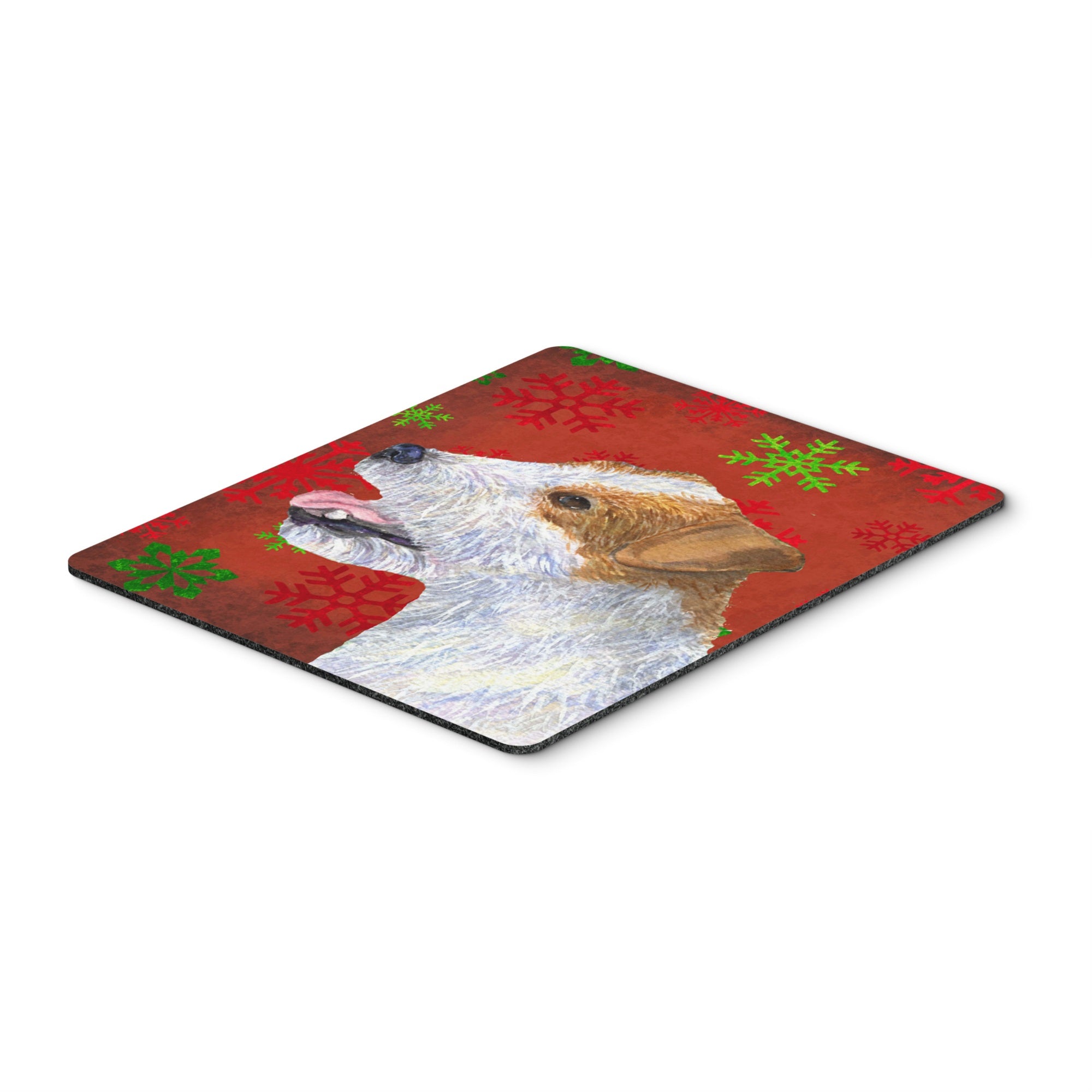 Caroline'S Treasures Jack Russell Terrier Snowflakes Holiday Christmas Mouse Pad/Hot Pad/Trivet (Ss4711Mp)