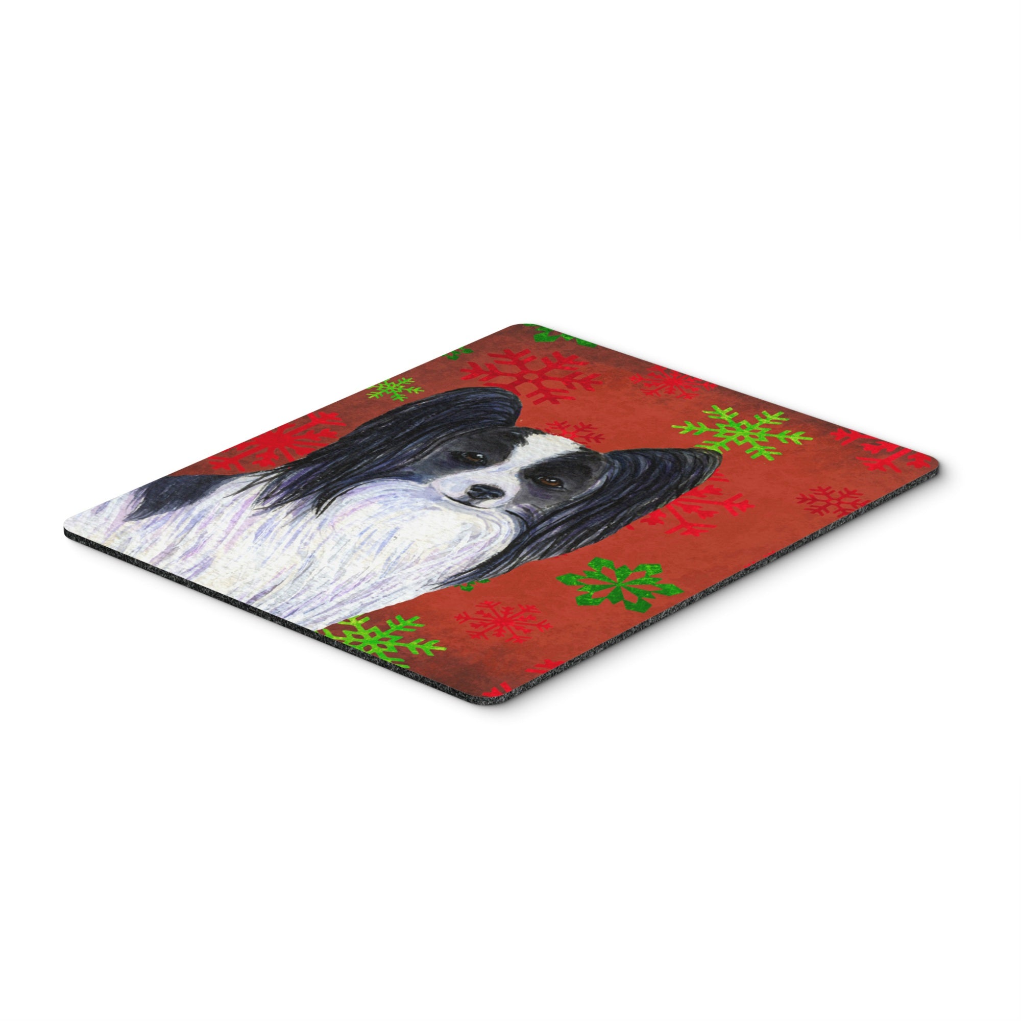 Caroline'S Treasures Papillon Snowflakes Holiday Christmas Mouse Pad/Hot Pad/Trivet (Ss4712Mp)
