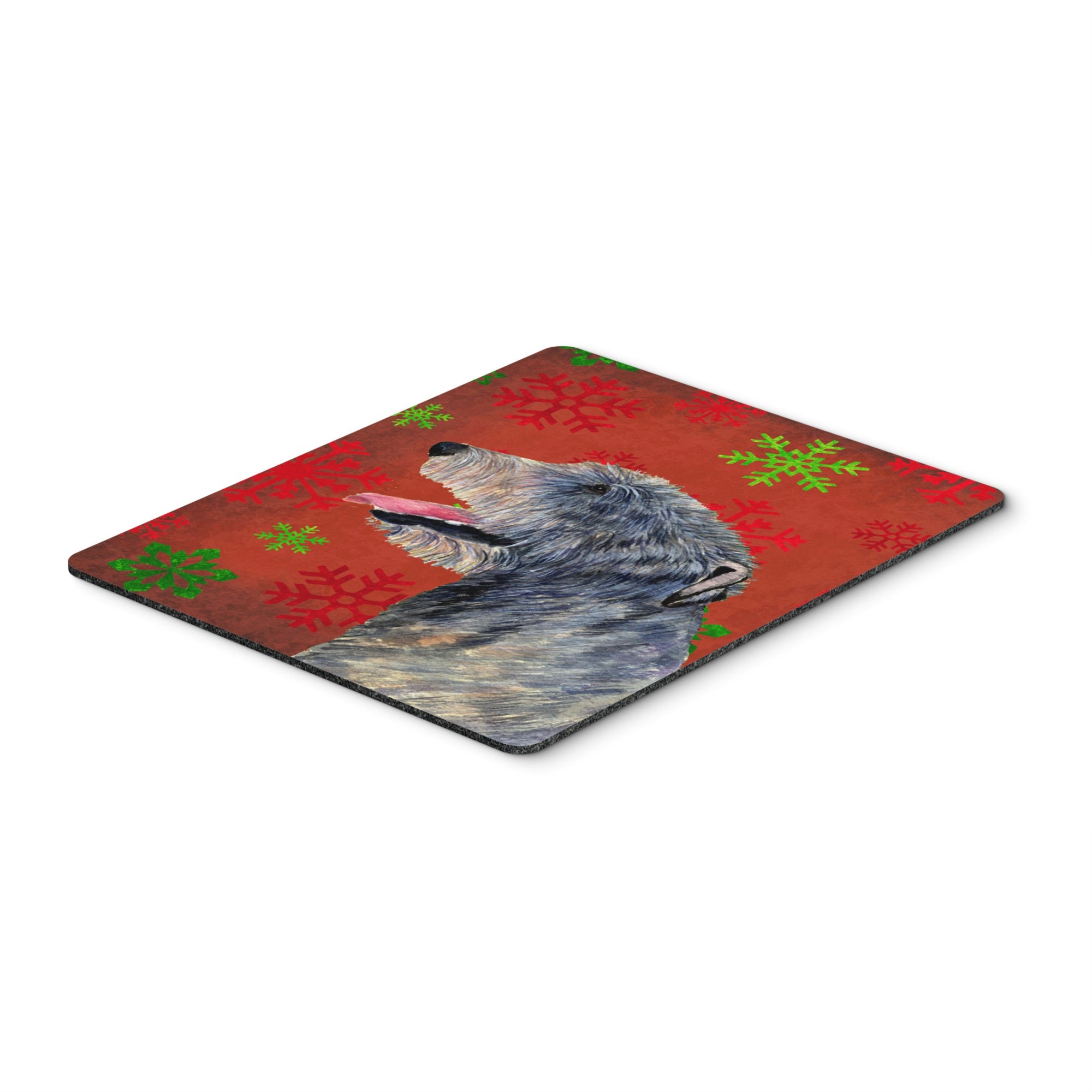 Caroline'S Treasures Irish Wolfhound Snowflakes Holiday Christmas Mouse Pad/Hot Pad/Trivet (Ss4713Mp)