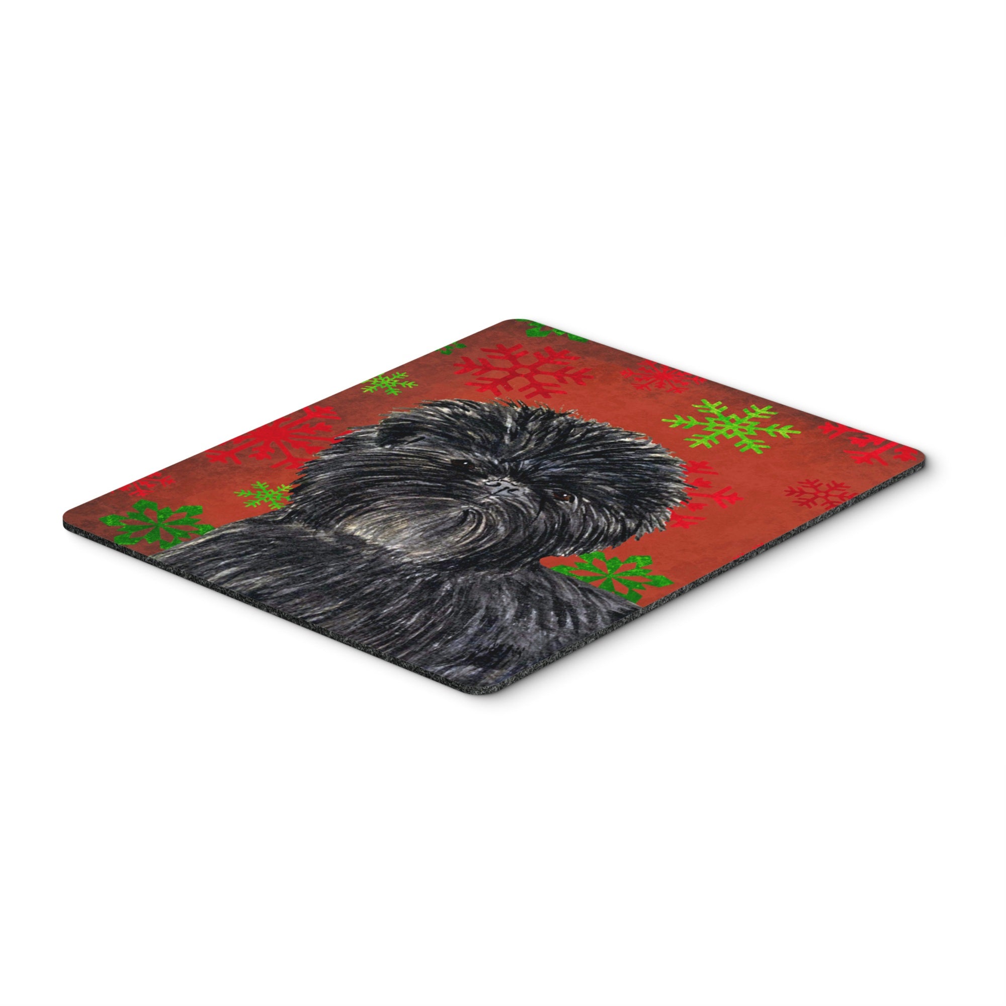 Caroline'S Treasures Affenpinscher Snowflakes Holiday Christmas Mouse Pad/Hot Pad/Trivet (Ss4718Mp)
