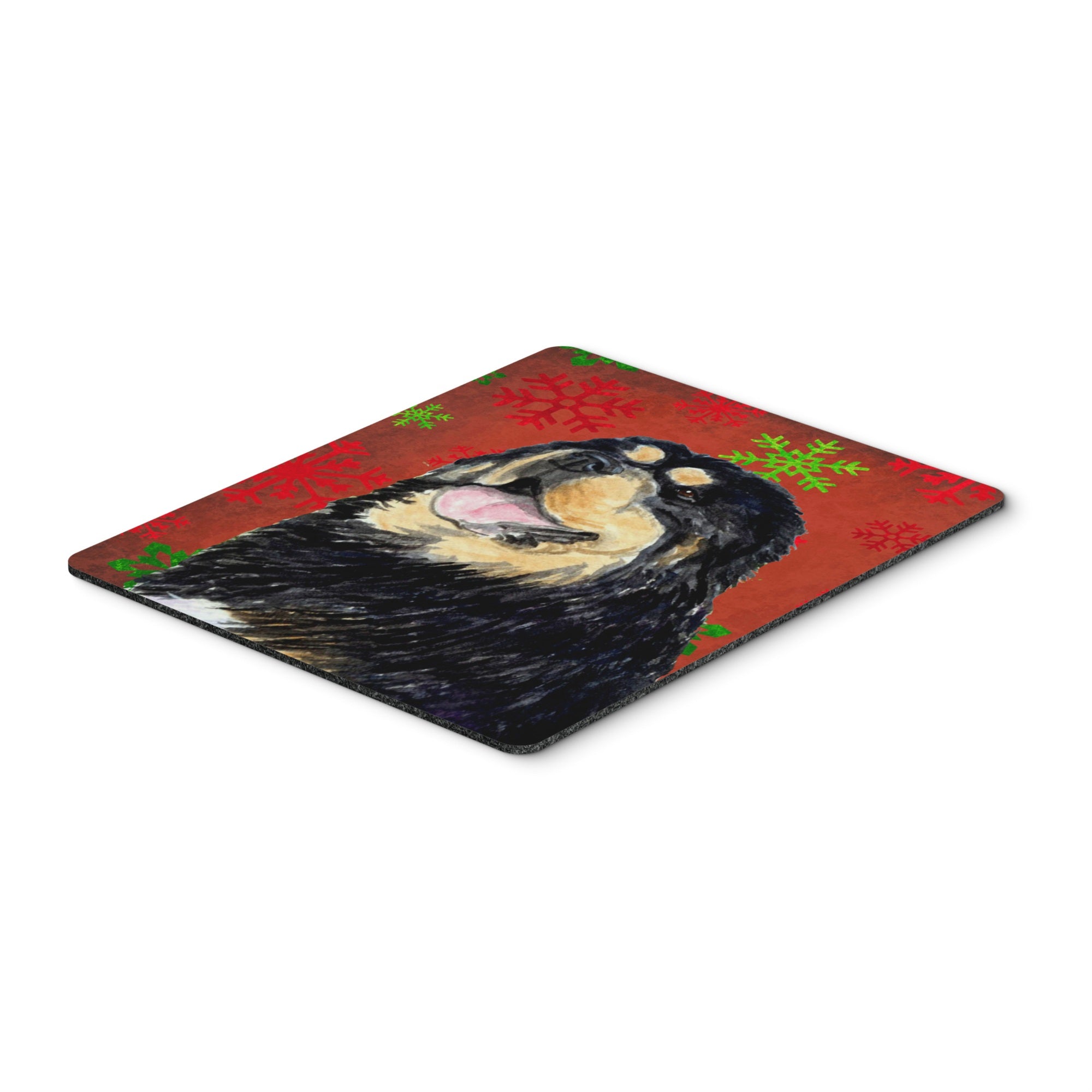 Caroline'S Treasures Tibetan Mastiff Snowflakes Holiday Christmas Mouse Pad/Hot Pad/Trivet (Ss4719Mp)