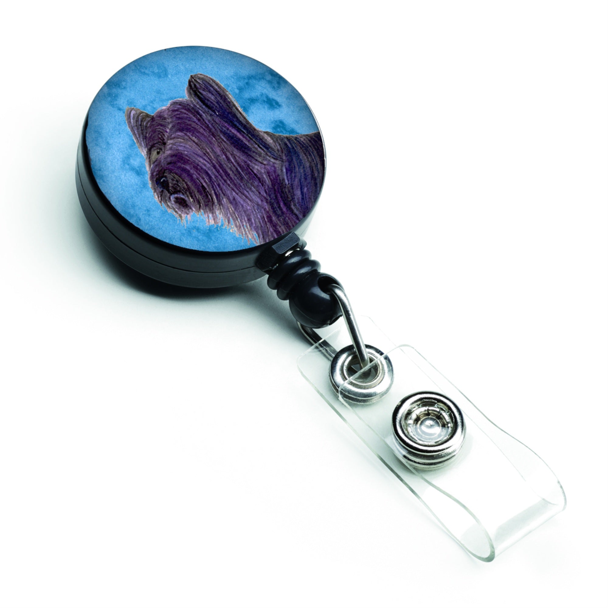 Caroline'S Treasures Bulldog English Retractable Badge Reel Or Id Holder With Clip, Multicolor (Ss4739-Bu-Br)