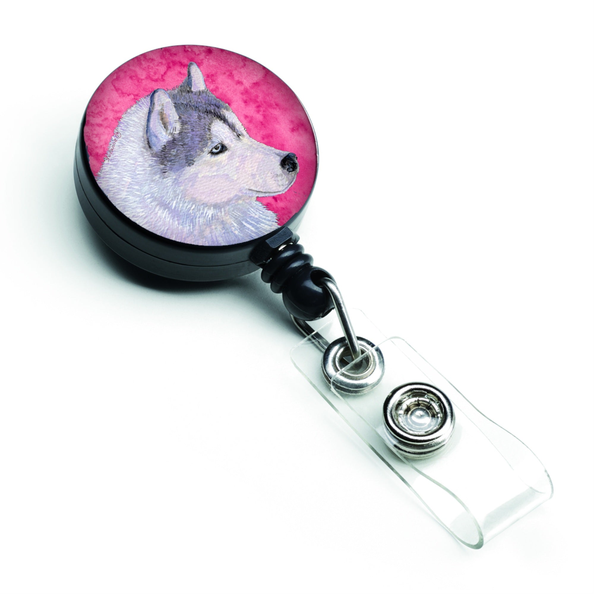 Caroline'S Treasures Shih Tzu Retractable Badge Reel Or Id Holder With Clip, Multicolor (Ss4740-Pk-Br)