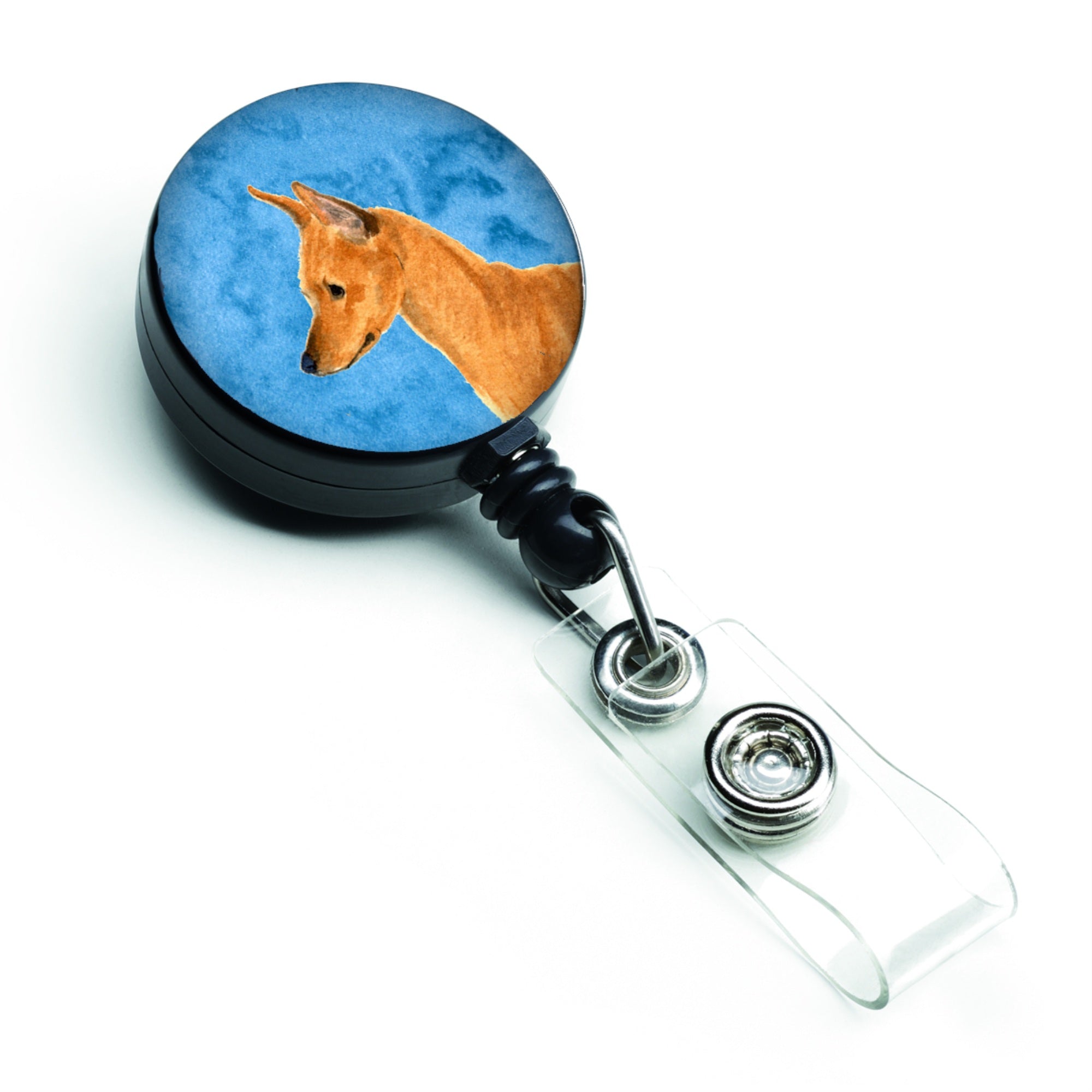 Caroline'S Treasures Briard Retractable Badge Reel Or Id Holder With Clip, Multicolor (Ss4742-Bu-Br)