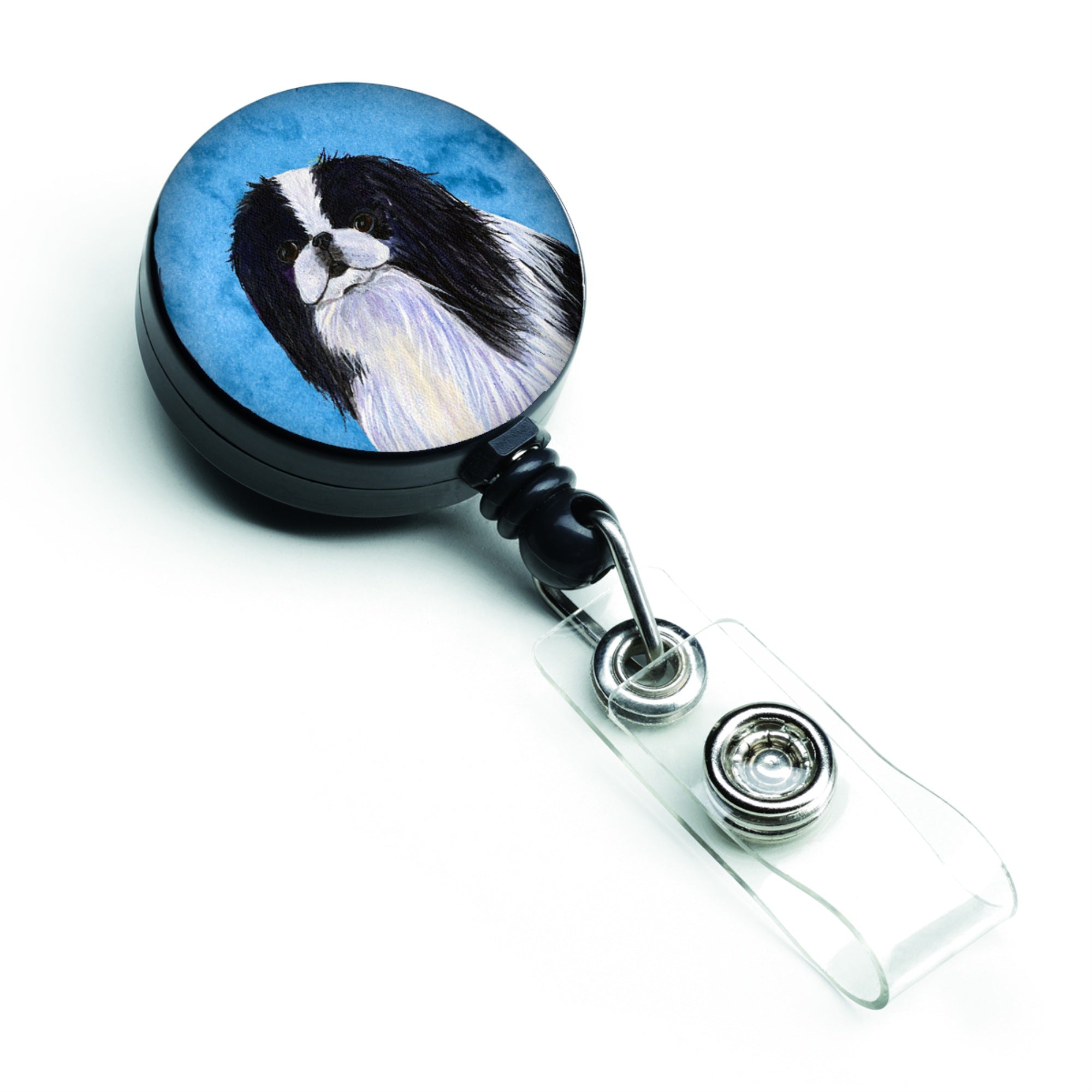 Caroline'S Treasures Portuguese Water Dog Retractable Badge Reel Or Id Holder With Clip (Ss4743-Bu-Br)