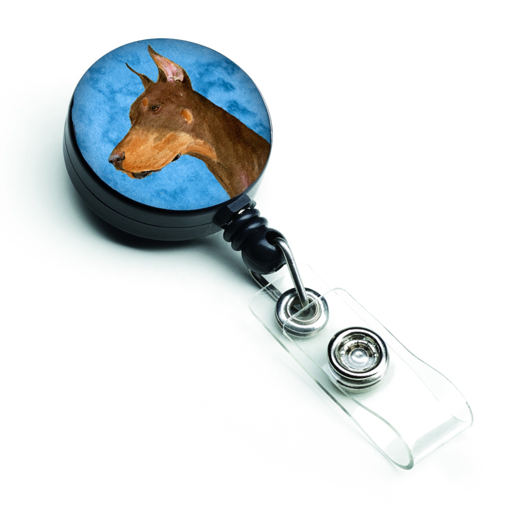 Caroline'S Treasures Bulldog English Retractable Badge Reel Or Id Holder With Clip, Multicolor (Ss4744-Bu-Br)
