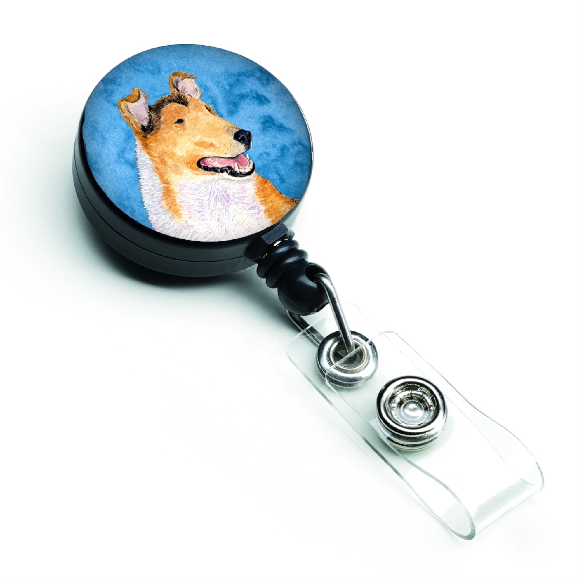 Caroline'S Treasures Wheaten Terrier Soft Coated Retractable Badge Reel Id Holder With Clip (Ss4746-Bu-Br)