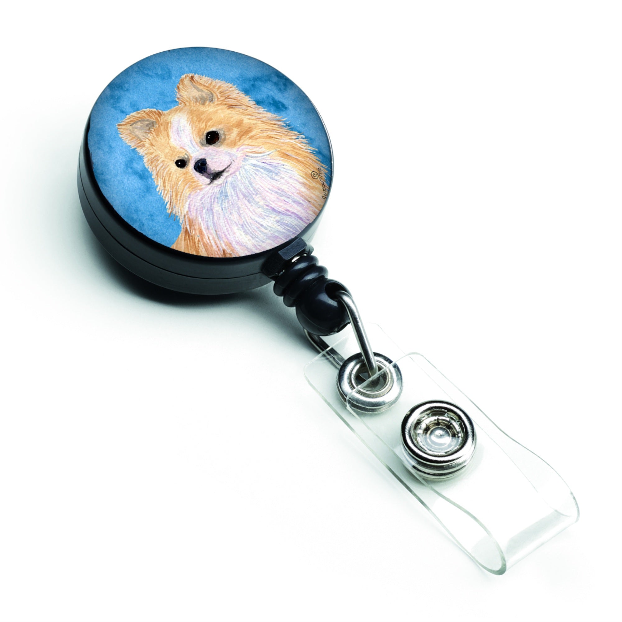 Caroline'S Treasures Australian Kelpie Retractable Badge Reel Or Id Holder With Clip (Ss4750-Bu-Br)