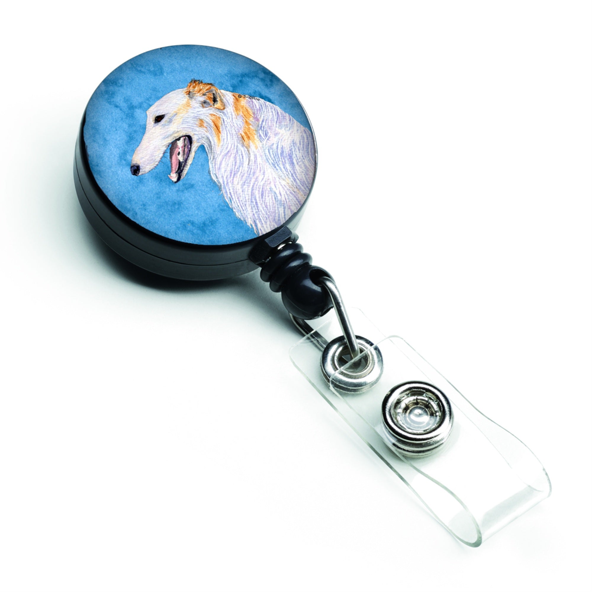 Caroline'S Treasures Norwich Terrier Retractable Badge Reel Or Id Holder With Clip, Multicolor (Ss4751-Bu-Br)