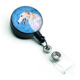 Caroline'S Treasures Norwich Terrier Retractable Badge Reel Or Id Holder With Clip, Multicolor (Ss4751-Bu-Br)