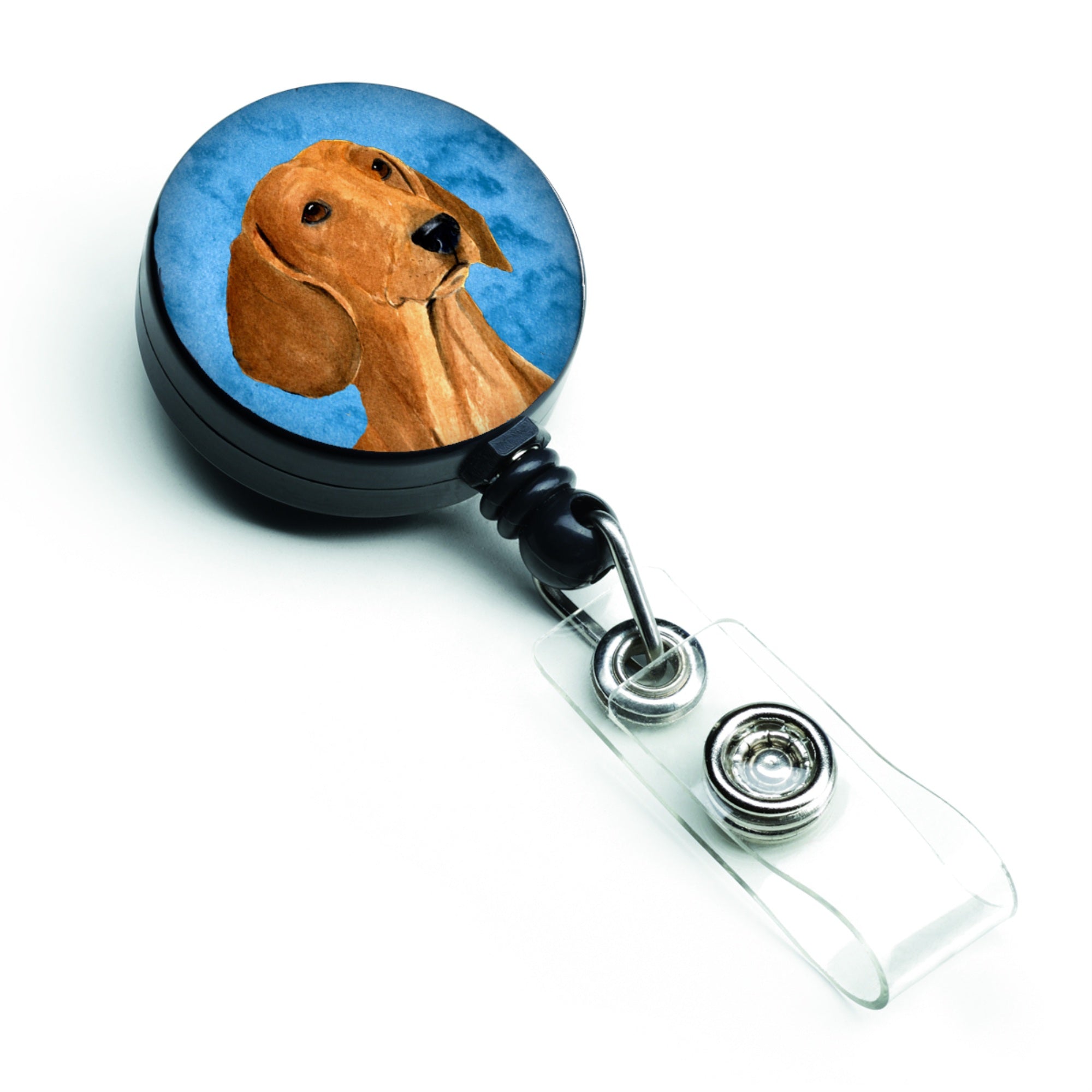 Caroline'S Treasures Affenpinscher Retractable Badge Reel Or Id Holder With Clip, Multicolor (Ss4763-Bu-Br)
