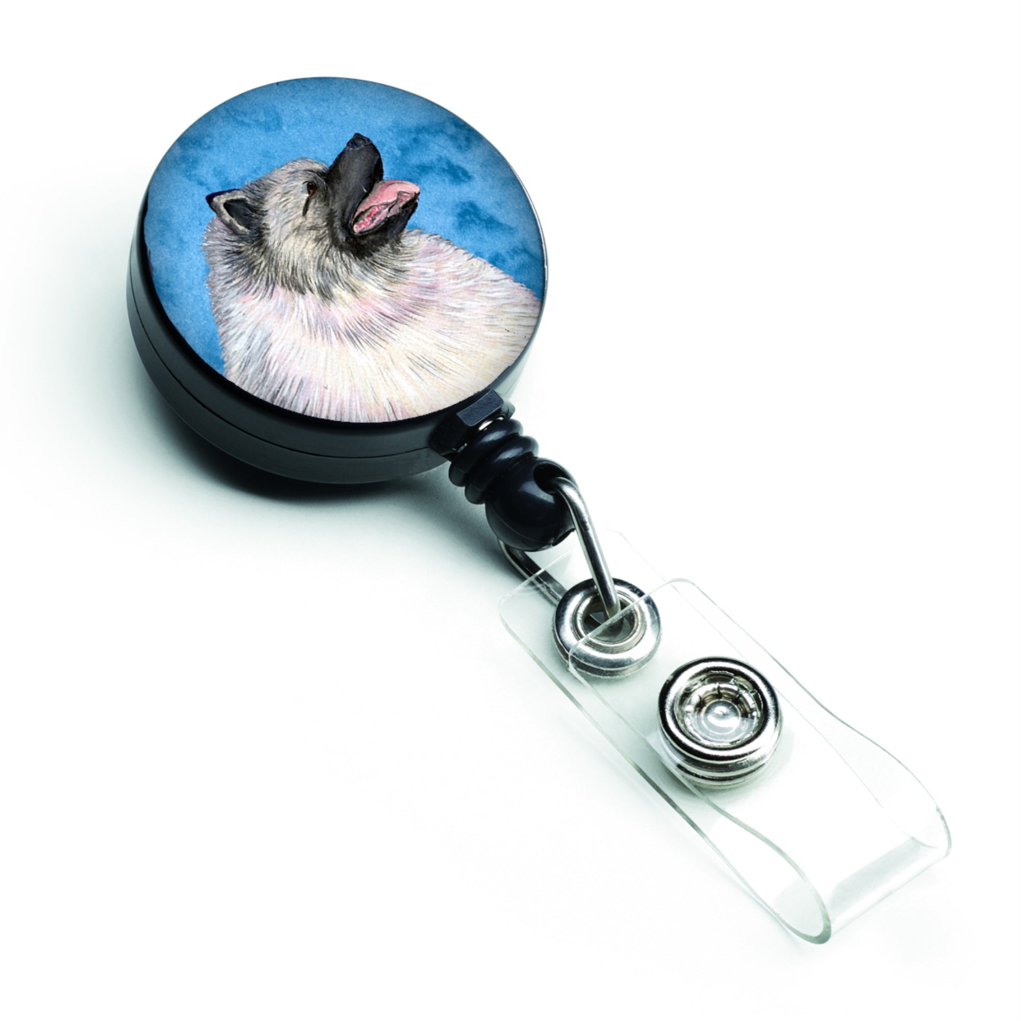 Caroline'S Treasures Tibetan Mastiff Retractable Badge Reel Or Id Holder With Clip, Multicolor (Ss4764-Bu-Br)