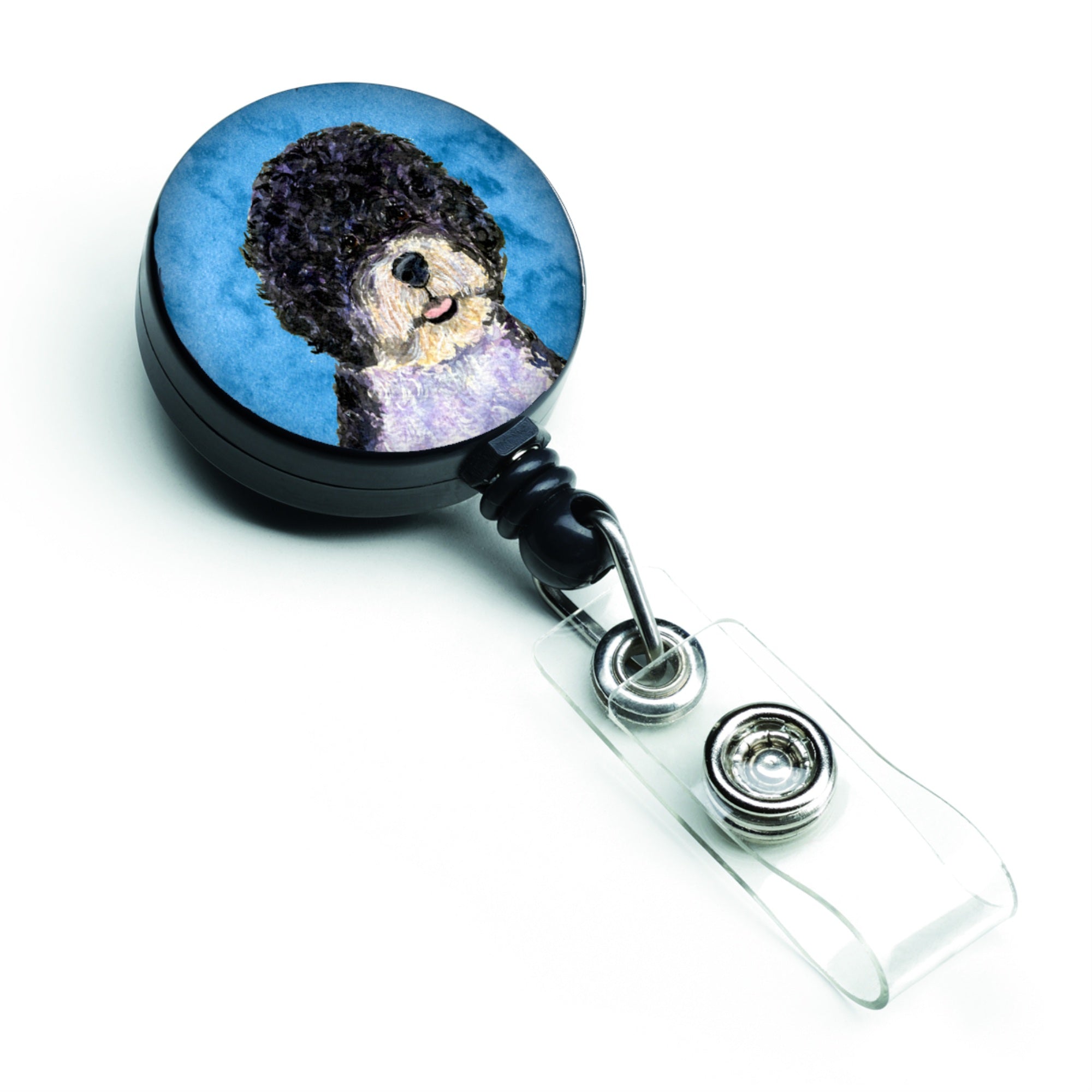 Caroline'S Treasures Basenji Retractable Badge Reel Or Id Holder With Clip, Multicolor (Ss4766-Bu-Br)